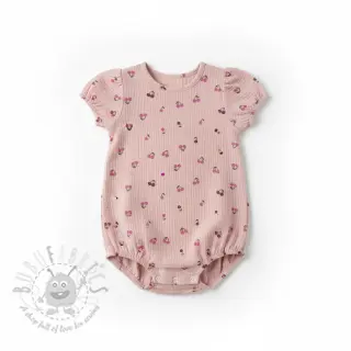 Dubbelgasväv/muslin Fruits cherry soft rose