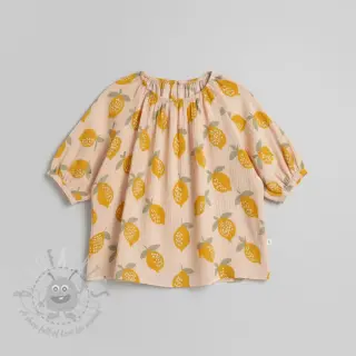 Dubbelgasväv/muslin Lemons sand