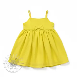Dubbelgasväv/muslin Vintage neon yellow