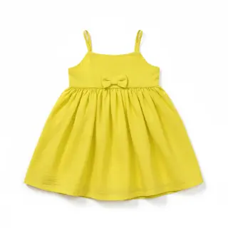Dvojitá gázovina/mušelín Vintage neon yellow