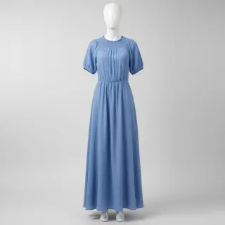 Dvojitá gázovina/mušelín royal blue