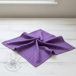 Dubbelgasväv/muslin violet