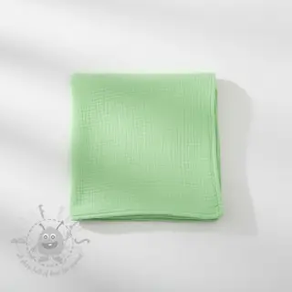 Dubbelgasväv/muslin light lime