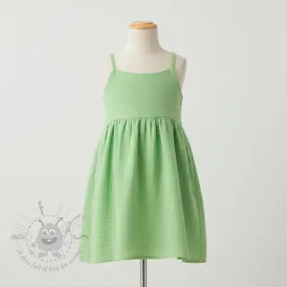 Dubbelgasväv/muslin light lime