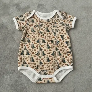 Dvojitá gázovina/mušelín Baby dino design B digital print