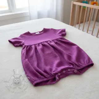 Dubbelgasväv/muslin cyclaam ORGANIC