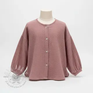 Dubbelgasväv/muslin light lilac ORGANIC