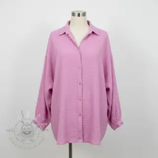 Dubbelgasväv/muslin light pink ORGANIC