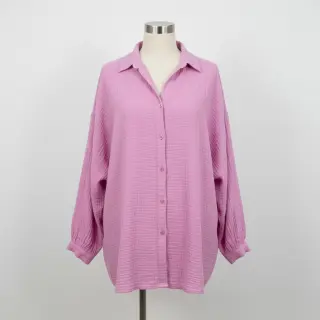 Dvojitá gázovina/mušelín light pink ORGANIC