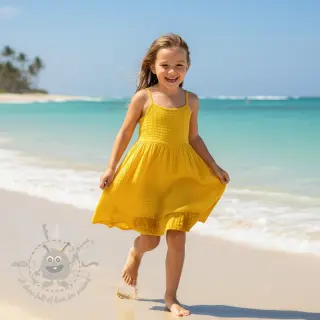 Dubbelgasväv/muslin lemon