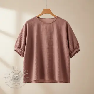 Dubbelgasväv/muslin old blush ORGANIC