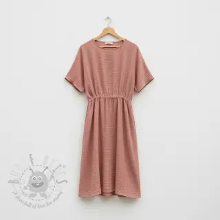 Dubbelgasväv/muslin blush ORGANIC