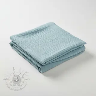 Dubbelgasväv/muslin teal