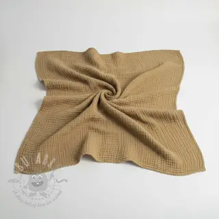 Dubbelgasväv/muslin beige