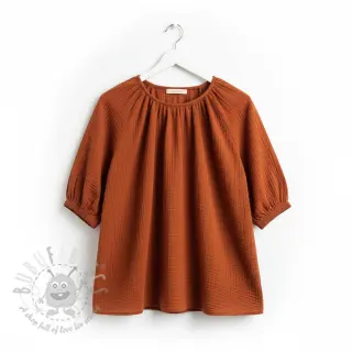 Dubbelgasväv/muslin rust