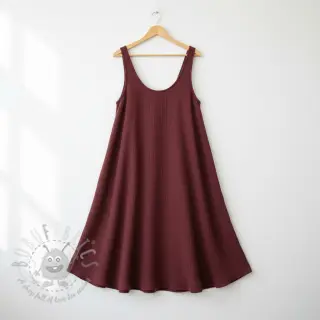 Dubbelgasväv/muslin rouge