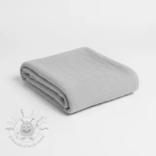 Dubbelgasväv/muslin light grey