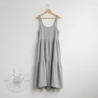 Dubbelgasväv/muslin light grey