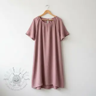 Dubbelgasväv/muslin lilac