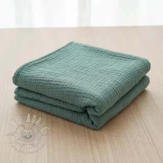 Dubbelgasväv/muslin green
