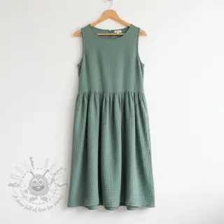 Dubbelgasväv/muslin green