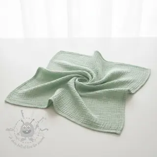 Dubbelgasväv/muslin mint ORGANIC