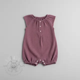 Dubbelgasväv/muslin purple ORGANIC