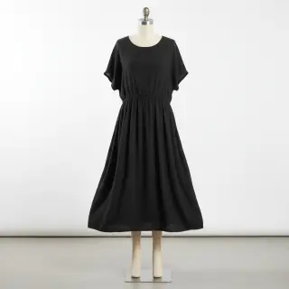 Dvojitá gázovina/mušelín black