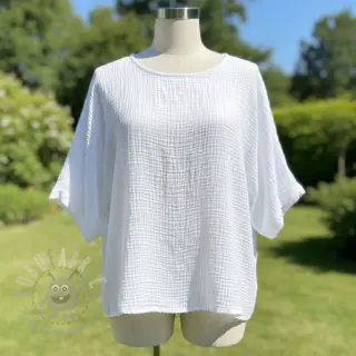 Dubbelgasväv/muslin white