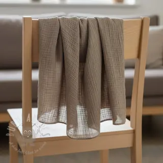 Dubbelgasväv/muslin sand