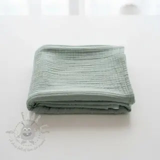 Dubbelgasväv/muslin dark mint