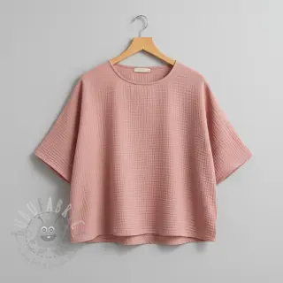 Dubbelgasväv/muslin soft rose