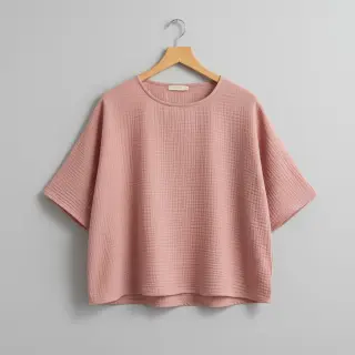 Dvojitá gázovina/mušelín soft rose