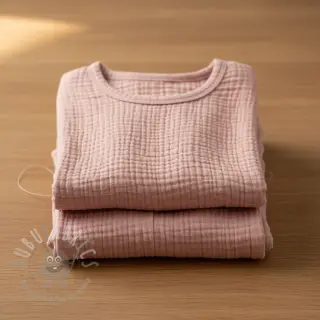 Dubbelgasväv/muslin soft rose