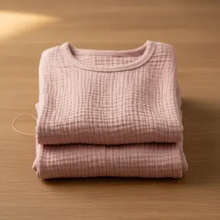 Dvojitá gázovina/mušelín soft rose