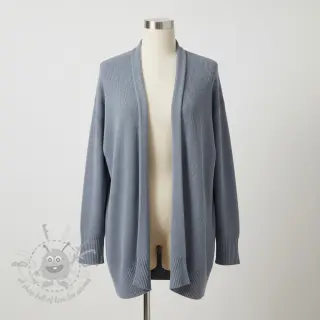 Tröjtrikå BABY KNIT steel blue