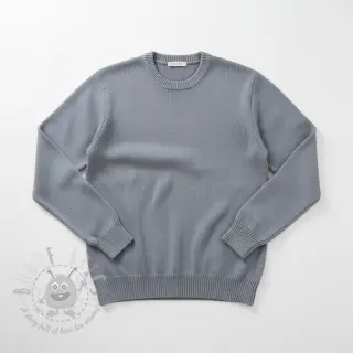 Tröjtrikå BABY KNIT steel blue