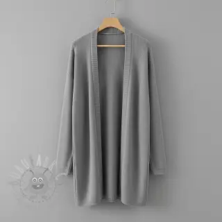 Tröjtrikå BABY KNIT light grey