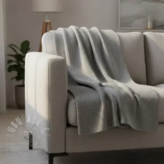 Tröjtrikå BABY KNIT light grey