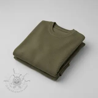 Tröjtrikå BABY KNIT camo green