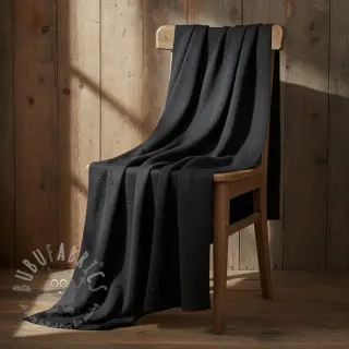 Tröjtrikå BIG KNIT DOT black