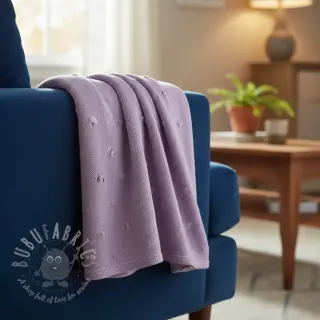 Tröjtrikå BIG KNIT DOT violet
