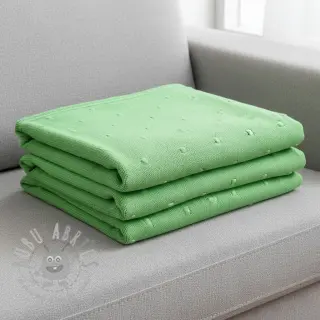 Tröjtrikå BIG KNIT DOT grass green
