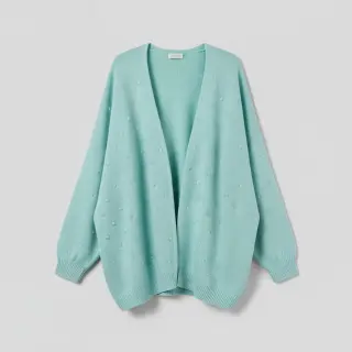 Svetrovina BIG KNIT DOT mint