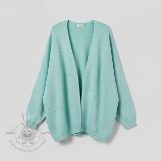 Tröjtrikå BIG KNIT DOT mint