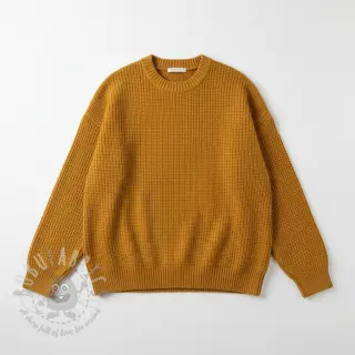 Tröjtrikå BIG KNIT mustard