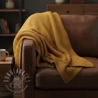 Tröjtrikå BIG KNIT mustard