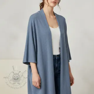 Tröjtrikå BIG KNIT blue
