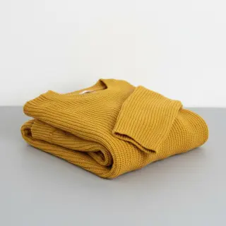 Svetrovina BIG KNIT yellow