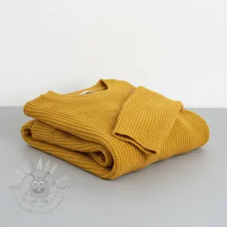 Tröjtrikå BIG KNIT yellow